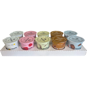 New Roots Joghurt, vegan, assortiert, 10 x 140 g New Roots Joghurt, vegan, assortiert, 10 x 140 g