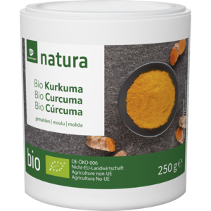 Natura Bio Kurkuma gemahlen, 250 g Natura Bio Kurkuma gemahlen, 250 g