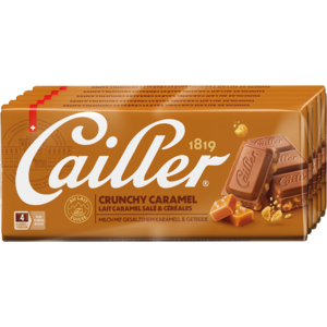 Cailler Crunchy Caramel, 5 x 100 g Cailler Crunchy Caramel, 5 x 100 g