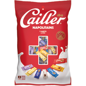 Cailler Napolitains NP, assortiert, ca. 500 Stück, 2,5 kg Cailler Napolitains NP, assortiert, ca. 500 Stück, 2,5 kg