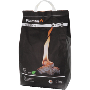 Flaman Firesticks natürliche Zündhelfer, FSC, 2kg Flaman Firesticks natürliche Zündhelfer, FSC, 2kg