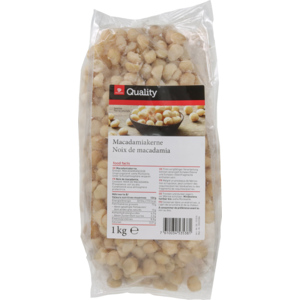 Quality Macadamiakerne geschält, 1 kg Quality Macadamiakerne geschält, 1 kg
