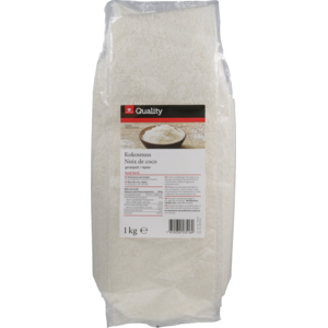 Quality Kokosnuss geraspelt, 1 kg Quality Kokosnuss geraspelt, 1 kg