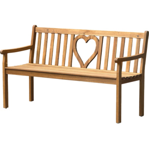 Ladolce Holzbank 3-Sitzer, 150 x 62 x 89 cm Ladolce Holzbank 3-Sitzer, 150 x 62 x 89 cm