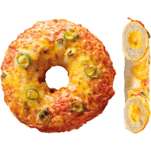 Kern & Sammet Pizza Donut Jalapeño Cheddar, tiefgekühlt, gefüllt, 16 x 100 g Kern & Sammet Pizza Donut Jalapeño Cheddar, tiefgekühlt, gefüllt, 16 x 100 g