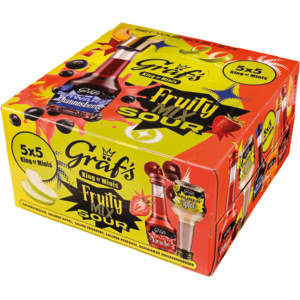 Fruity Mix sour Sauer Kirsch,Saurer Apfel,Saure Erdbeere,Saurer Pfirsich,schwarze Johann 2cl 15-16% Fruity Mix sour Sauer Kirsch,Saurer Apfel,Saure Erdbeere,Saurer Pfirsich,schwarze Johann 2cl 15-16%