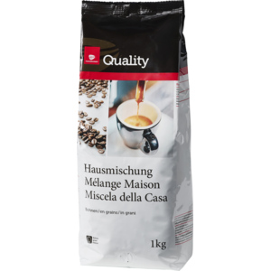 Quality Kaffeebohnen Hausmischung, 1 kg Quality Kaffeebohnen Hausmischung, 1 kg
