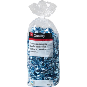 Quality Halba Schokoladen Milch Kugeln, 840g