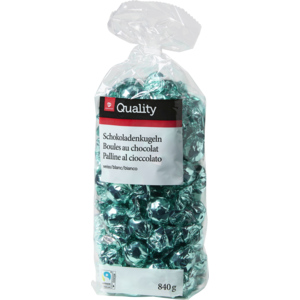 Quality Halba Schokoladen Kugeln Weiss, 840 g Quality Halba Schokoladen Kugeln Weiss, 840 g