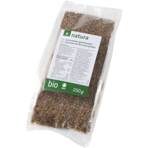 Natura Bio Knospe Leinsamen geschrotet, 250 g Natura Bio Knospe Leinsamen geschrotet, 250 g