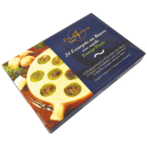 Weinberg Schnecken, mit Kräuterbutter, tiefgekühlt, 24 Stück Weinberg Schnecken, mit Kräuterbutter, tiefgekühlt, 24 Stück