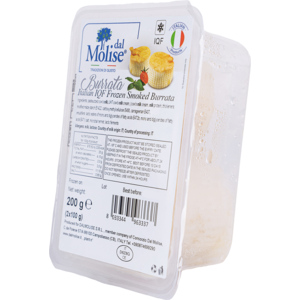 dal Molise Burratina geräucht, tiefgekühlt, 10 x 2 x 100 g