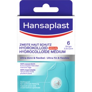 Hansaplast Zweite Haut Strips, 6 Stück Hansaplast Zweite Haut Strips, 6 Stück