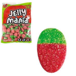 Jake Jellymania Strawberries sour, 1 kg Jake Jellymania Strawberries sour, 1 kg