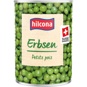 Hilcona Erbsen fein, 12 x 420 g