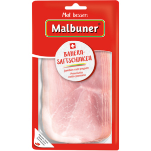 Malbuner Saftschinken geschnitten, 500 g Malbuner Saftschinken geschnitten, 500 g
