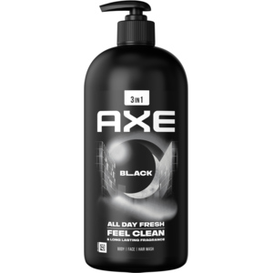 Axe Dusch Black, 900 ml