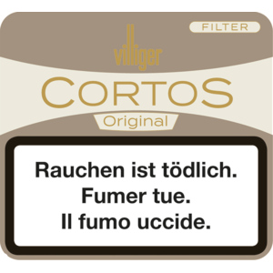 Villiger Cortos Original Filter, Pack zu 5 Etui x 20 Stück