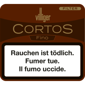 Villiger Cortos Fino Filter, Pack zu 5 Etui x 20 Stück