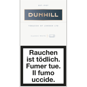 Dunhill Classic White 100's Box