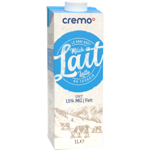 Cremo Milchdrink 1,5%, UHT, 12 x 1 l