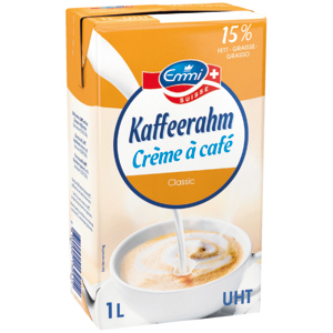 Emmi Kaffeerahm 15%, UHT, 12 x 1 l