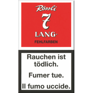Rössli 7 lang Fehlfarben, Pack zu 10 Etui x 10 Stück Rössli 7 lang Fehlfarben, Pack zu 10 Etui x 10 Stück