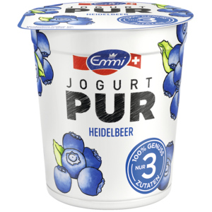 Emmi Jogurt PUR Heidelbeere, 10 x 150 g Emmi Jogurt PUR Heidelbeere, 10 x 150 g