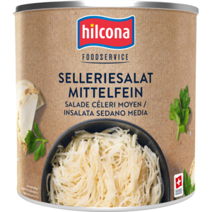 Hilcona Sellerie Salat, mittel, 6 x 2,9 kg Hilcona Sellerie Salat, mittel, 6 x 2,9 kg