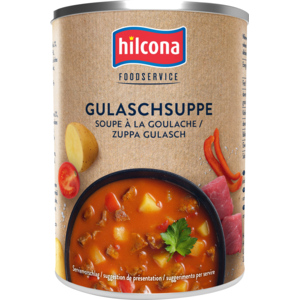 Hilcona Gulaschsuppe, 6 x 425 g Hilcona Gulaschsuppe, 6 x 425 g