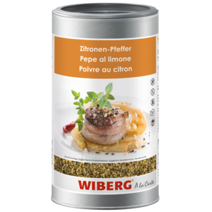 Wiberg Zitronen-Pfeffer Würzmischung grob, 750 g Wiberg Zitronen-Pfeffer Würzmischung grob, 750 g