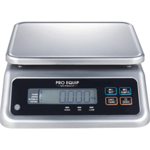 ProEquip Küchenwaage 15 kg / 5 g silber/schwarz