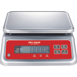 ProEquip Küchenwaage 30 kg / 10 g silber/schwarz