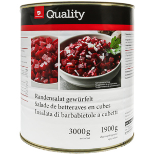 Quality Salade de betteraves en dés, 3 kg