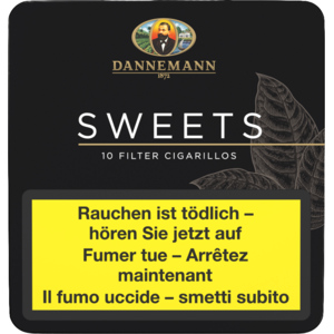 Dannemann Sweets Filter Zigarillos, Pack zu 10 Etui x 10 Stück Dannemann Sweets Filter Zigarillos, Pack zu 10 Etui x 10 Stück