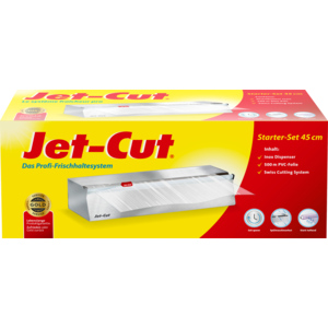 Jet-Cut Dispenser Inox PVC Folie 45 cm x 500 m
