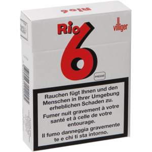 Rio 6 Stumpen gepresst, Etui zu 5 x 10 Stück