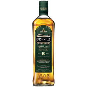 Bushmills Single Malt 10 years old 40%, 70 cl Bushmills Single Malt 10 years old 40%, 70 cl