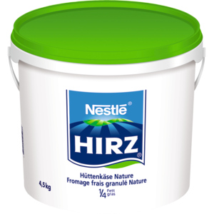 Hirz Hüttenkäse Nature, 4,5 kg Hirz Hüttenkäse Nature, 4,5 kg