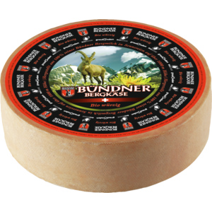 Bio Bündner Bergkäse, würzig, 1/1 Laib ca. 4,8 kg Bio Bündner Bergkäse, würzig, 1/1 Laib ca. 4,8 kg