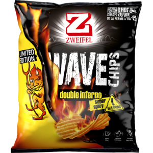 Zweifel Wave Chips Double Inferno, 120 g
