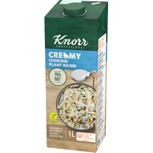 Knorr Creamy Crème culinaire, base végétale, 12 x 1 l