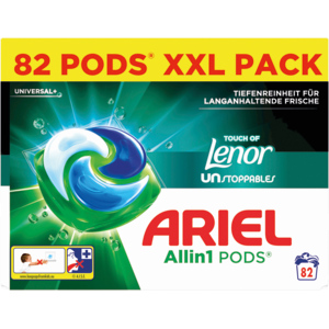 Ariel All-in-1 Pods Touch of Unstoppables - 82 Waschgänge Ariel All-in-1 Pods Touch of Unstoppables - 82 Waschgänge