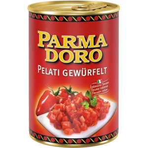 Parmadoro Pelati gewürfelt, 12 x 395 g