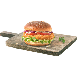 The Green Mountain Plant-based Crispy Burger Patties, tiefgekühlt, 18 x 90 g The Green Mountain Plant-based Crispy Burger Patties, tiefgekühlt, 18 x 90 g