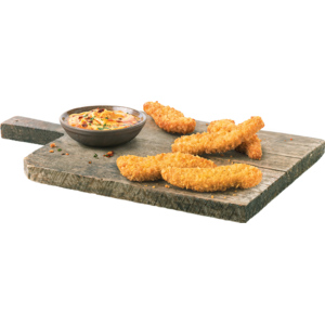 The Green Mountain Plant-based Crispy Tenders, tiefgekühlt, 2 x 1,62 kg The Green Mountain Plant-based Crispy Tenders, tiefgekühlt, 2 x 1,62 kg