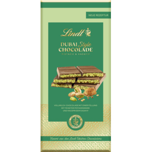 Lindt Dubai Style Chocolate Tafel, 150 g