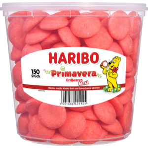 Haribo Primavera Erdbeere, 150 Stück Haribo Primavera Erdbeere, 150 Stück