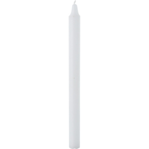Stabkerze Rustico 22 x 275 mm, 10 h, weiss