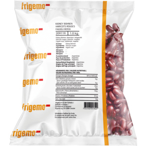 Frigemo Kidney Bohnen, TK, 5 x 1 kg